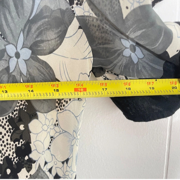 Spencer Alexis Floral Maxi Dress Y2K Fairy Grunge Sheer Lace Boho Maximalist 8 - Picture 6 of 10